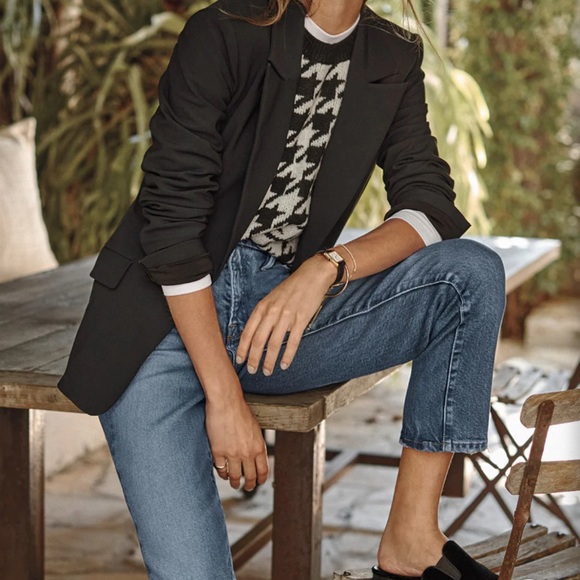 NWT! Good American Bonded Blazer - Picture 2 of 16